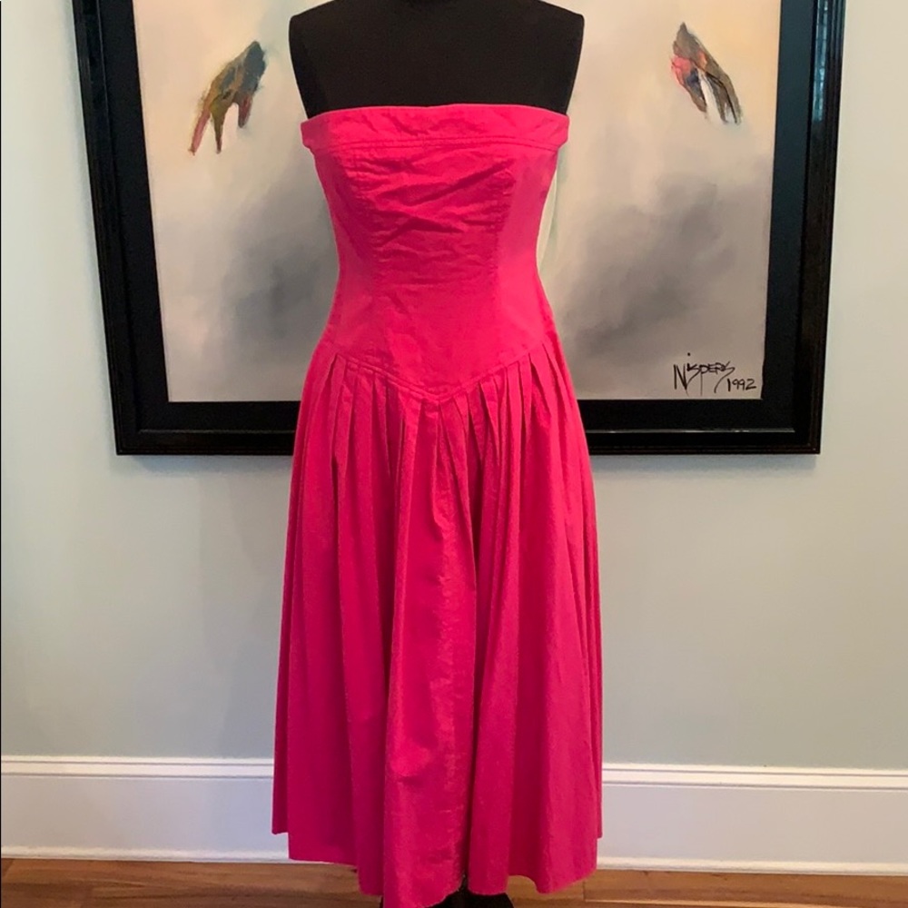 Vintage Strapless Sun Dress